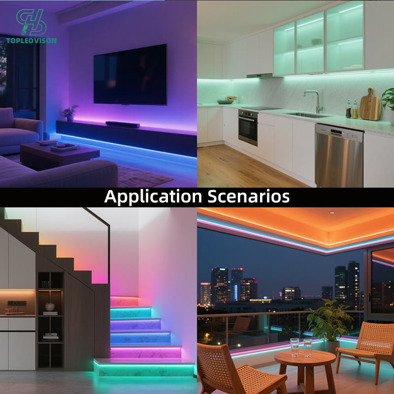 2835 RGB 120 LED Strip 5mm-5m (2835 RGB STRIP SERIES )