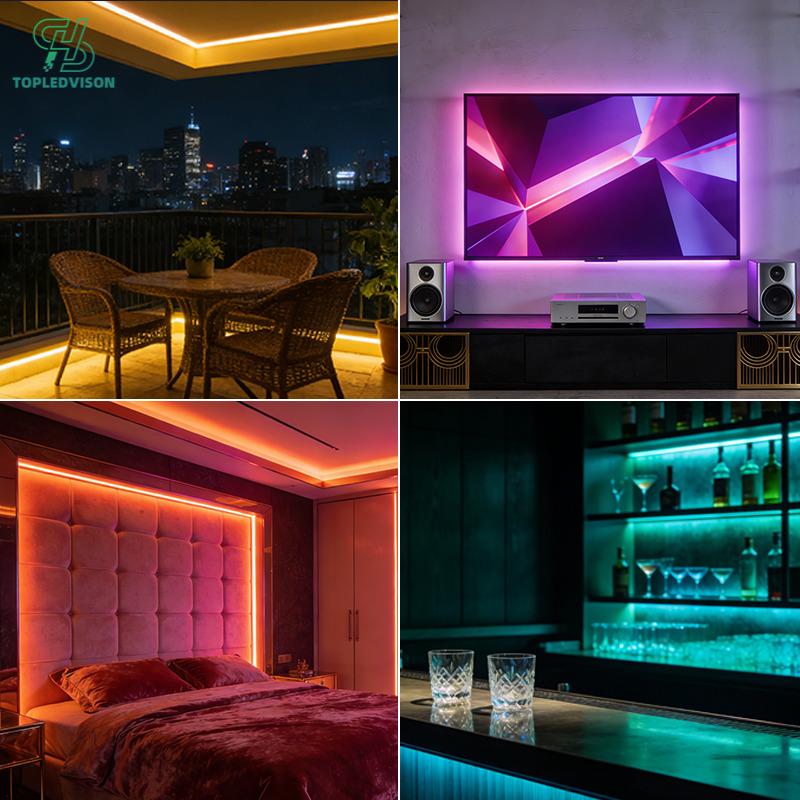 5050 RGB 60 LED Strip 8mm-5m (5050 RGB STRIP SERIES )