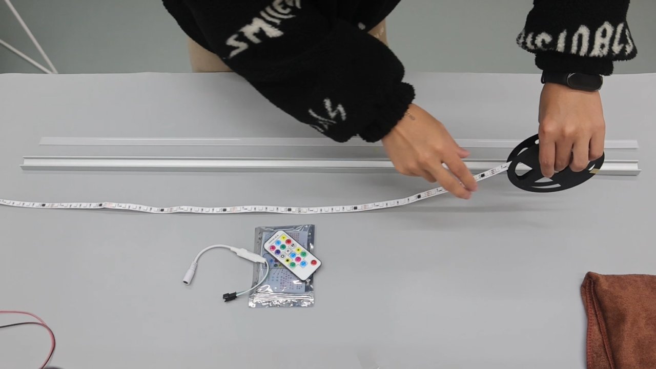 SPI RGB Colorful 60LED installation video