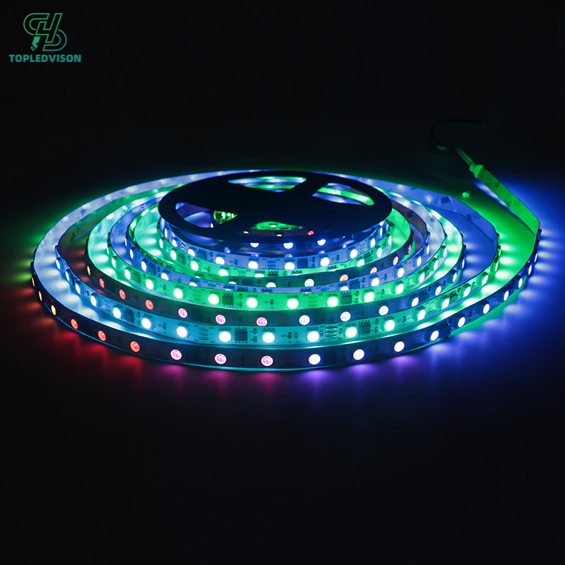 5050 RGB 60 SPI Strip 8mm-5m (SPI DATA STRIP SERIES )