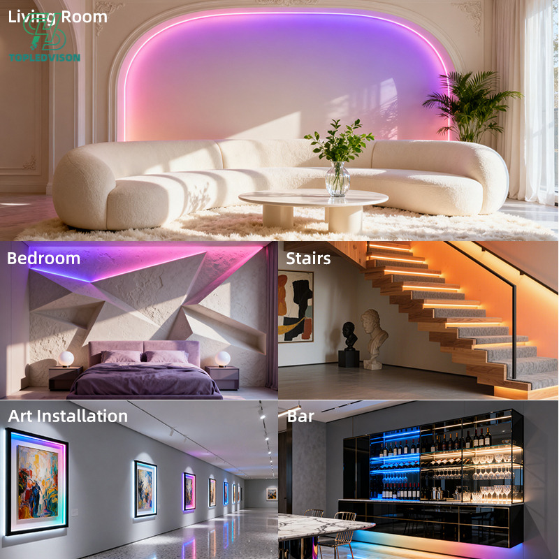 5050 RGB 60 SPI Strip 8mm-5m (SPI DATA STRIP SERIES )