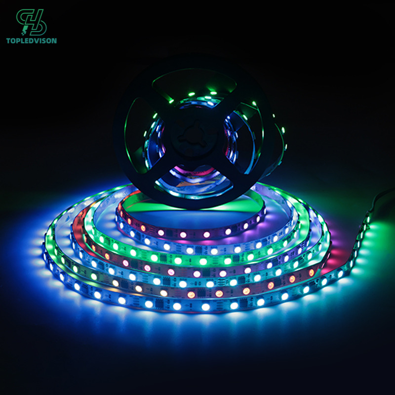 5050 RGB 60 SPI Strip 8mm-5m (SPI DATA STRIP SERIES )