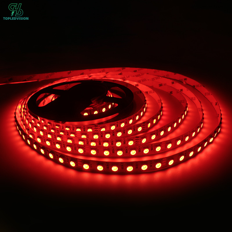 5050 RGB 96 LED Strip Light – High Density Flexible RGB LED Tape 10mm-5m (5050 RGB STRIP SERIES )