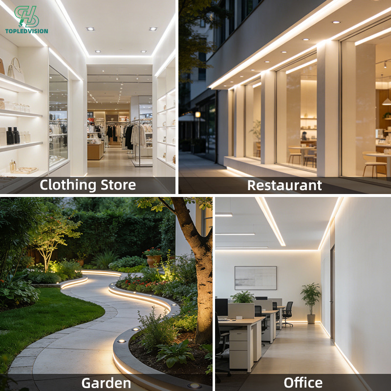 2835 White Running LED Strip Light – 120 LEDs/m High Density Dynamic White LED Tape 10mm-5m(WHITE SPI LED STRIP SERIES )