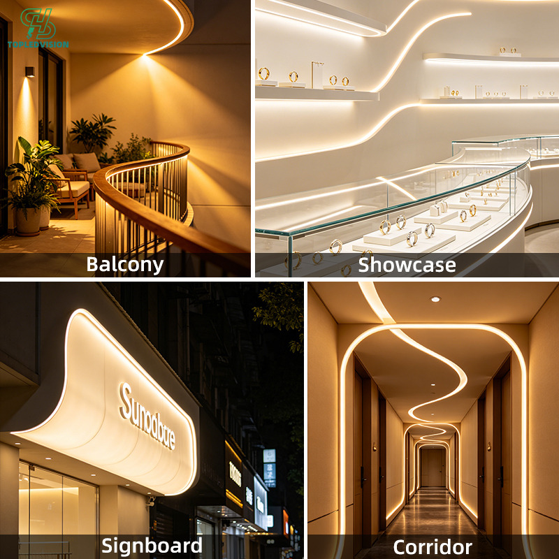 S-Type Diffusion Lens 30 LED Strip Light (DIFFUSION LENS LED STRIP LIGHT)