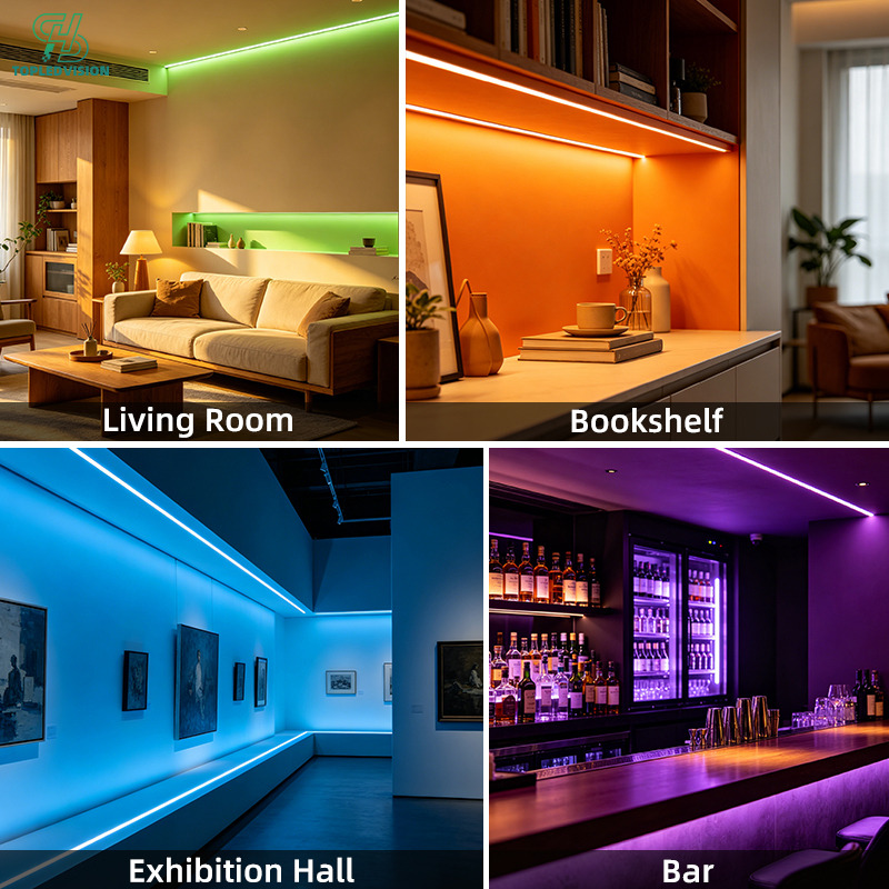 High Density COB RGB 840 LED Strip Light 10mm-5m (COB RGBW STRIP SERIES )