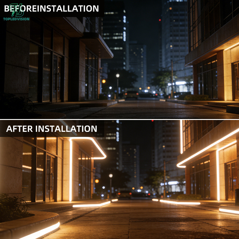 16×16mm LED Neon Strip – Flexible Silicone Neon Flex Light