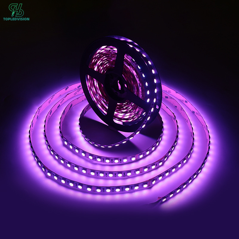 5050 RGB 96 LED Strip Light – High Density Flexible RGB LED Tape 10mm-5m (5050 RGB STRIP SERIES )