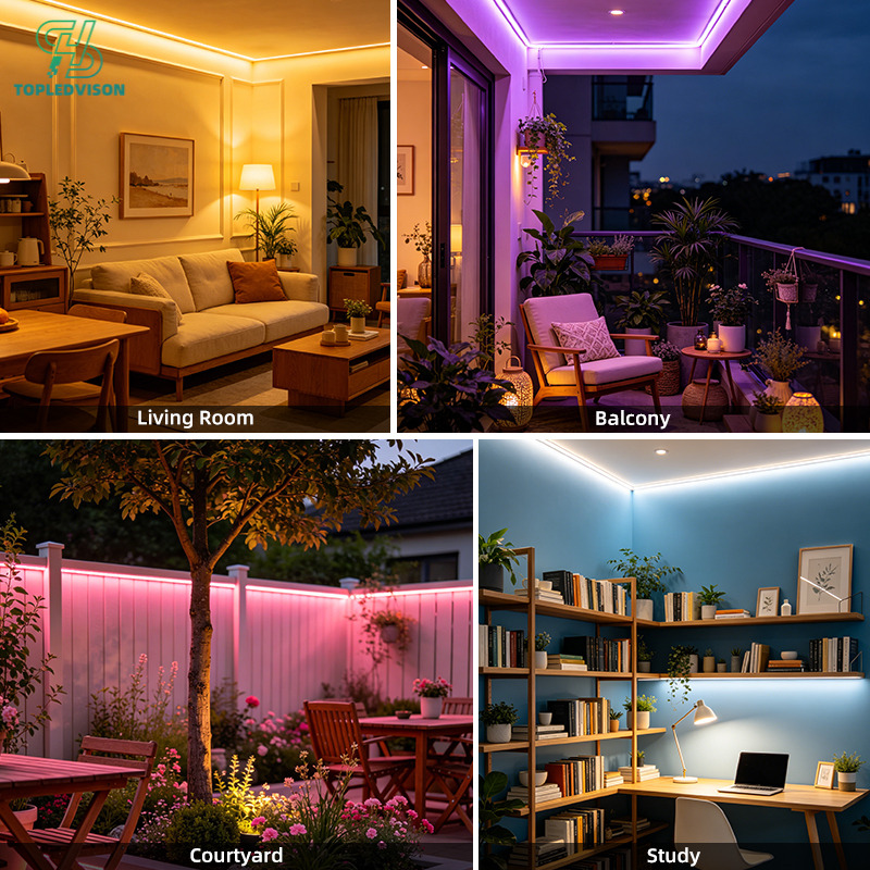 5050 RGBCW 60 LED Strip Light 12mm-5m(5050 RGBCW STRIP SERIES)