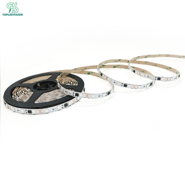 5050 RGB SPI LED Strip 60LED/m Addressable Pixel Light 8mm-5m (SPI DATA STRIP SERIES )