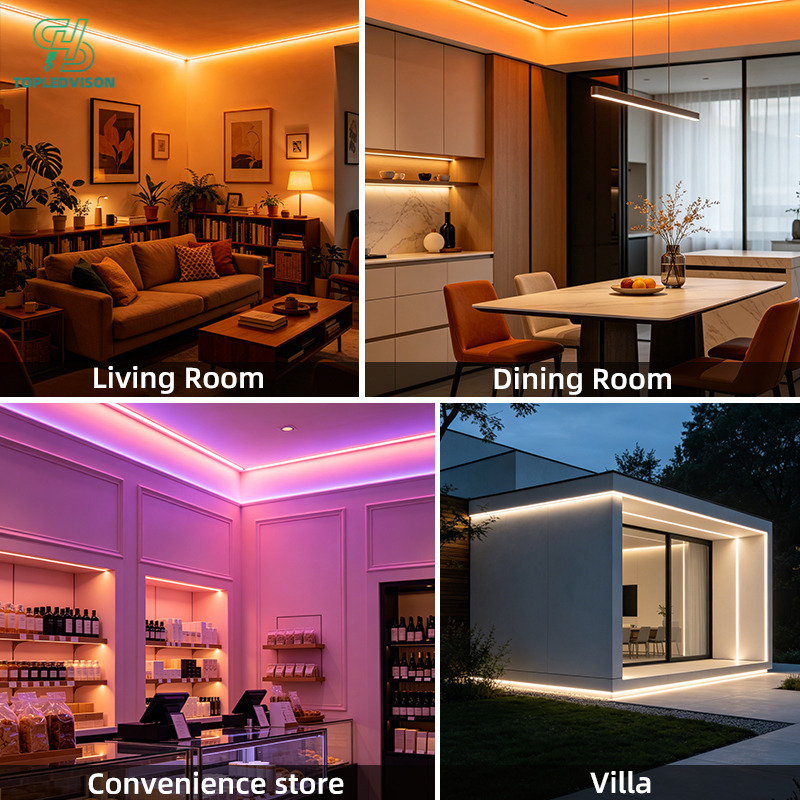 COB RGBW 896 LED Strip 10mm-5m (COB RGBW STRIP SERIES )