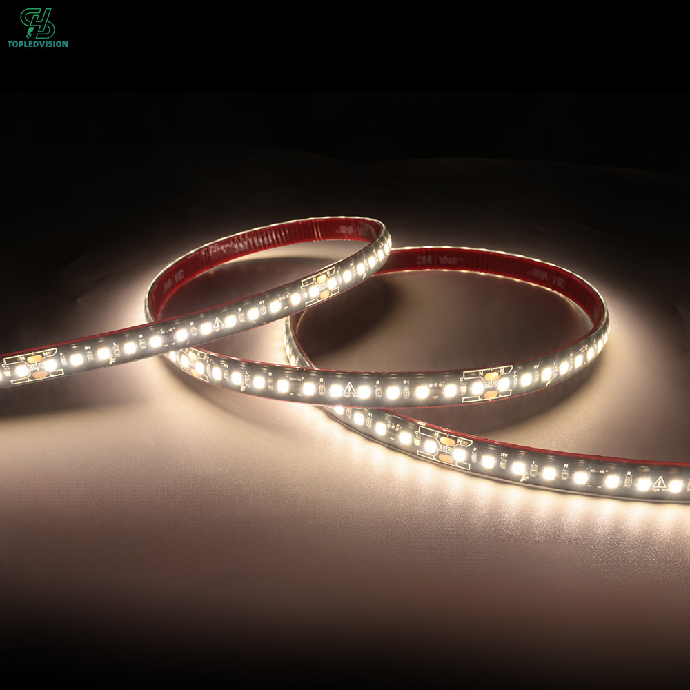 High Voltage 2835 120 LED Strip Light with Curved Extrusion 110V 220V 10mm-5m (AC110/220 STRIP SERIES）