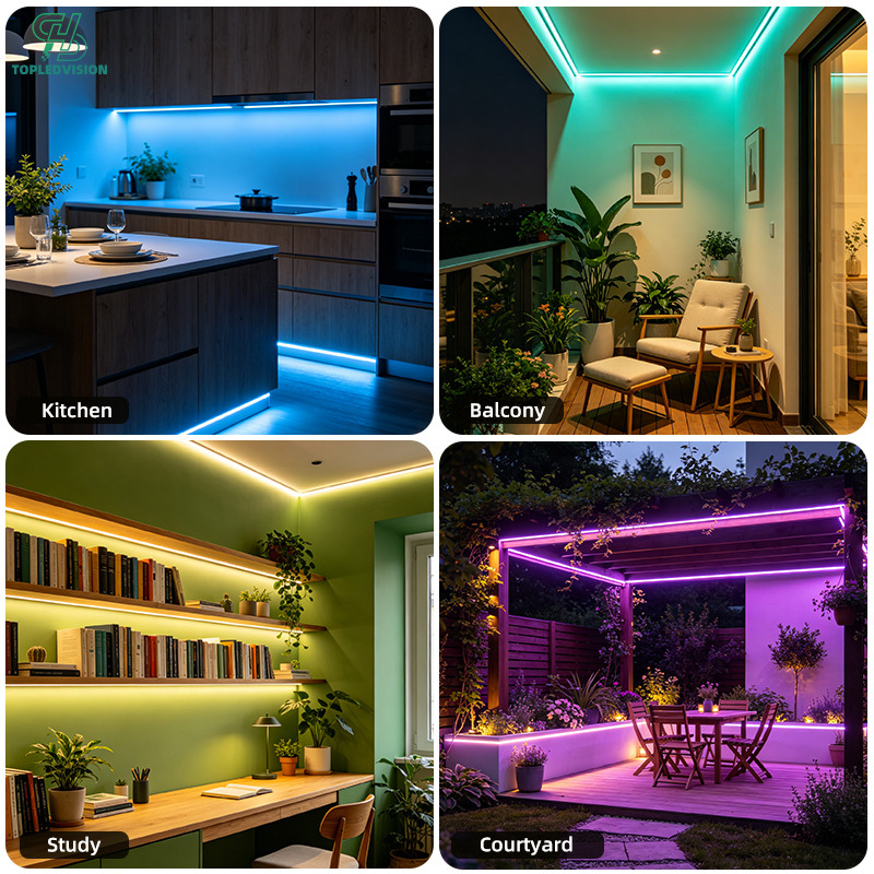 COB RGBCW 840 LED Strip10mm-5m(COB RGBCW STRIP SERIES)