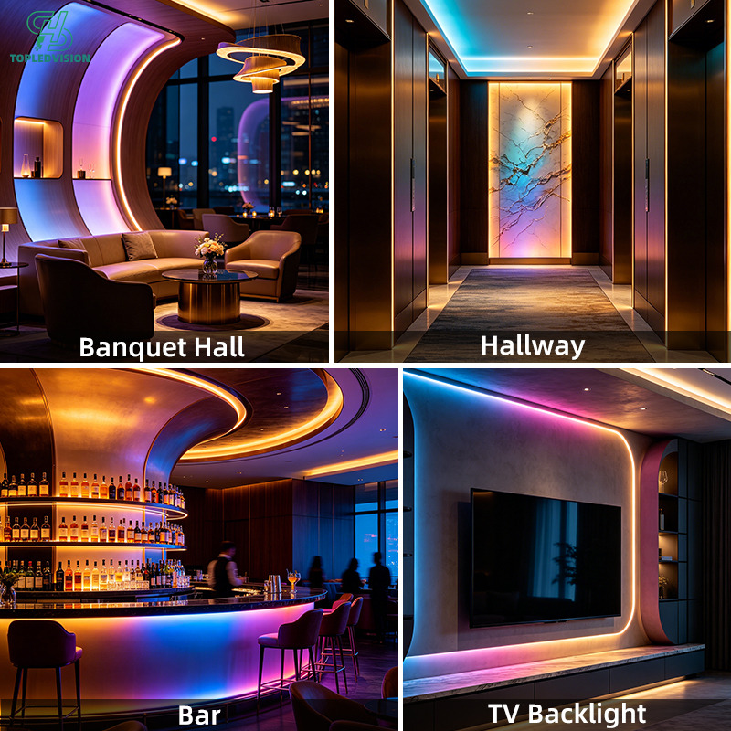 5050 SPI RGB 96 LED Strip Light | Individually Addressable Pixel LED Strip