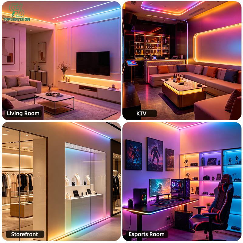 5050 RGB DMX 60 LED Strip Light 10mm-5m (DMX PIXEL STRIP SERIES )