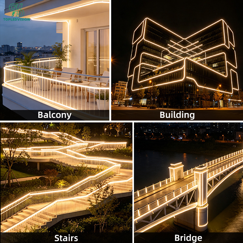 1023 Flexible Neon LED Strip | 10x23mm Silicone LED Neon Flex Light IP66 Waterproof 10×23mm-5m(NEON STRIP SERIES)