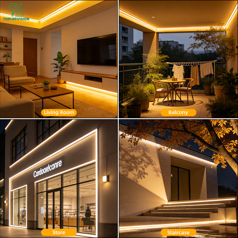 480 LEDs/m High Density COB LED Strip Light 8mm-5m(COB LED STRIP SERIES )